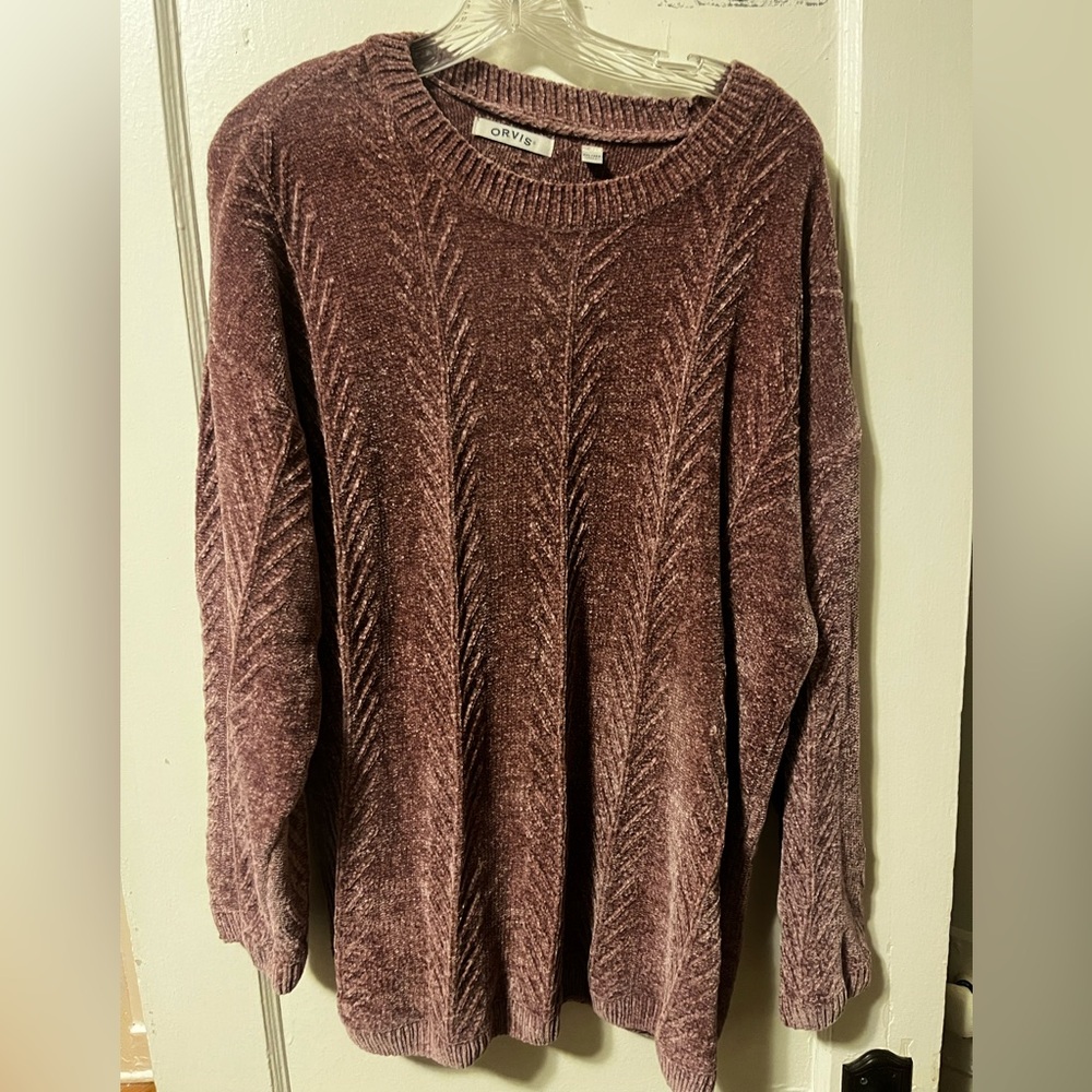Dusty Rose Orvis Sweater